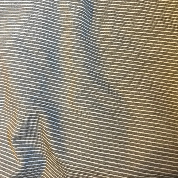 Athleta Stripe Modern Metro Skort Size Medium Tall Gray & White - Picture 6 of 9